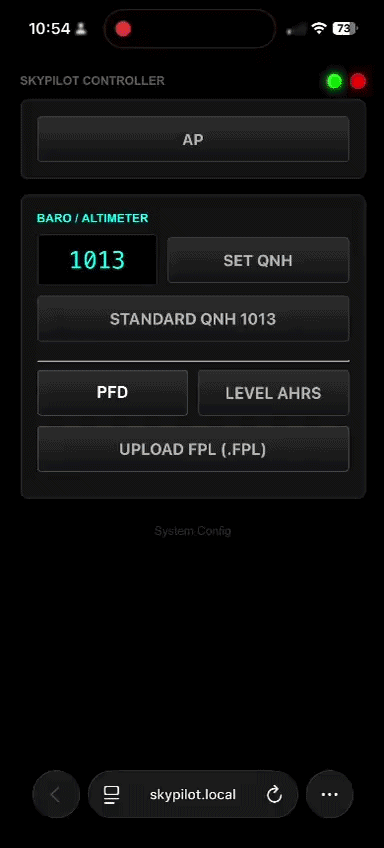 Interface PFD com Flight Director